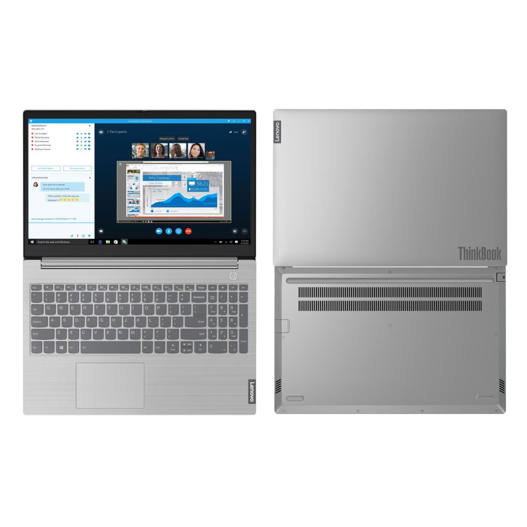 Lenovo ThinkBook 15-IIL Laptop | Intel Core i5-1035G1 | 8 GB DDR4-2666 | 256 GB SSD PCIe | 15.6 inch FHD