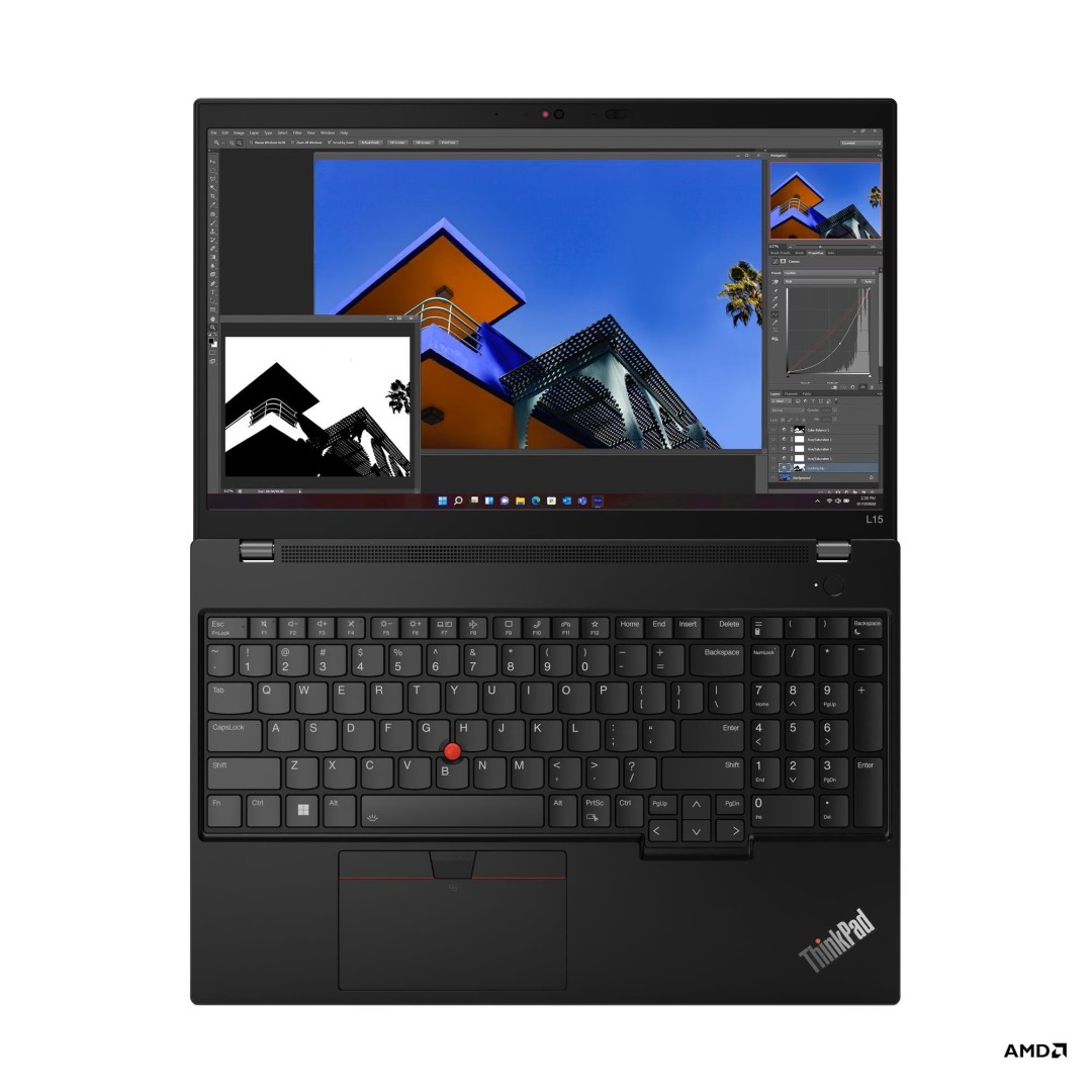 Lenovo ThinkPad L15 Gen 4 Laptop | AMD Ryzen 5 PRO 7530U | 16 GB DDR4-3200 | 512 GB SSD PCIe | 15.6 inch FHD 