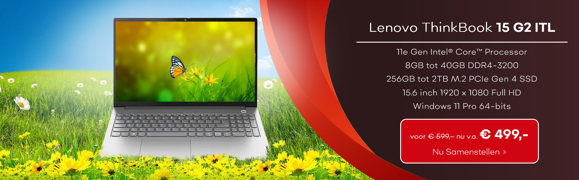 Lenovo ThinkBook 15 G2 ITL | 11e Gen Intel® Core™ Processor | 15.6 inch FHD